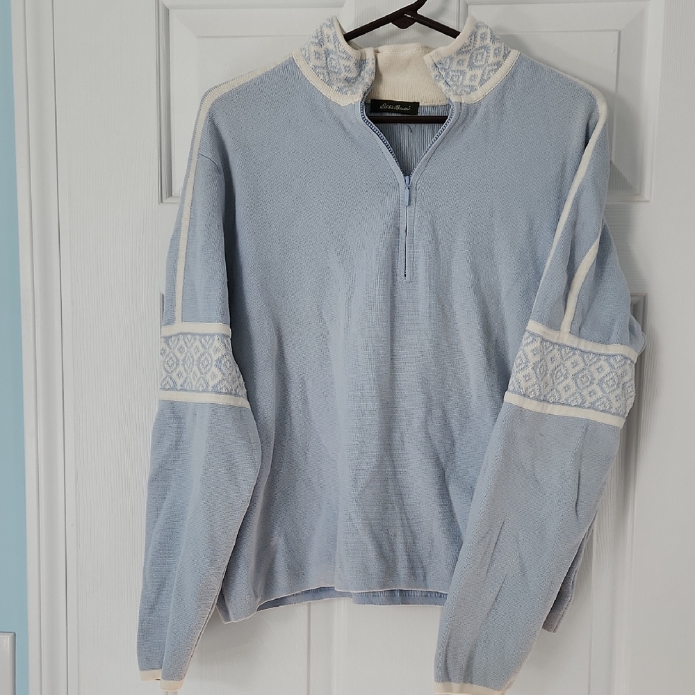 Eddie Bauer Women's 3/4 Zip Sweater
